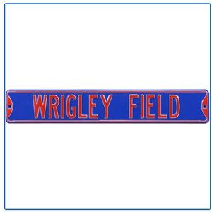 Chicago Cubs Stadium Steel Street Sign NWOT